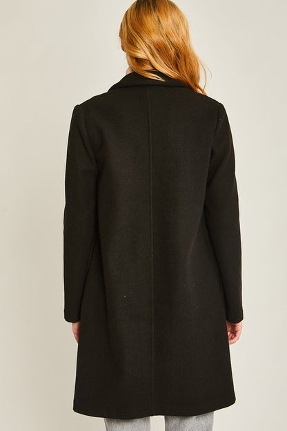 JQ Fleece Long Line Coat