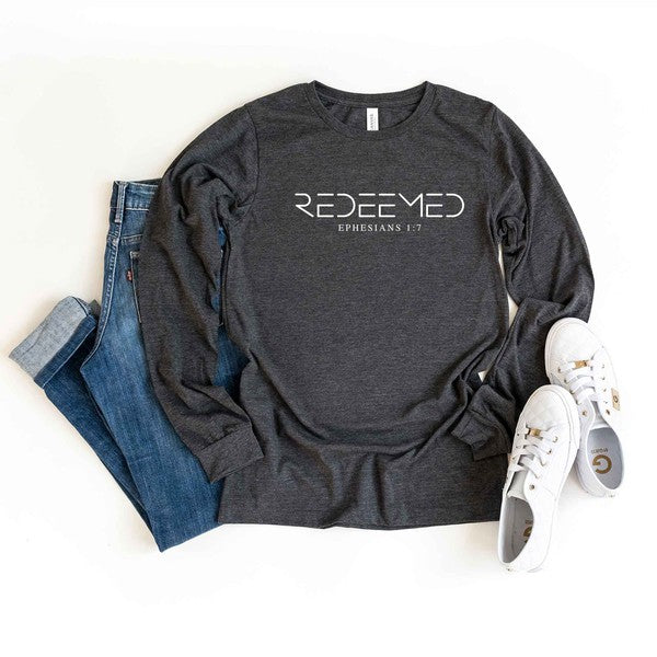 Redeemed Long Sleeve Graphic Tshirt