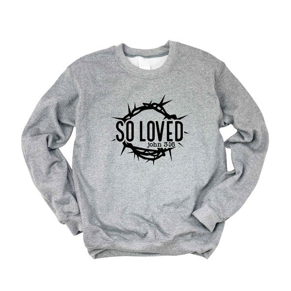 So Loved Scripture Sweatshirt