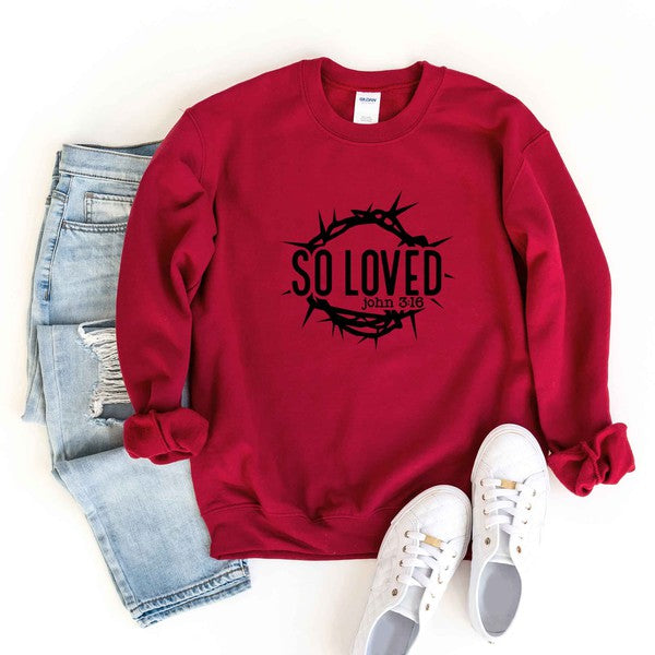 So Loved Scripture Sweatshirt