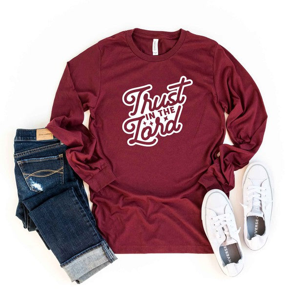 Trust In The Lord Long Sleeve Graphic Tee