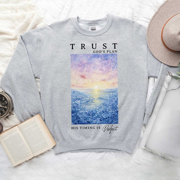 Trust God's Plan Graphic Sweatshirt